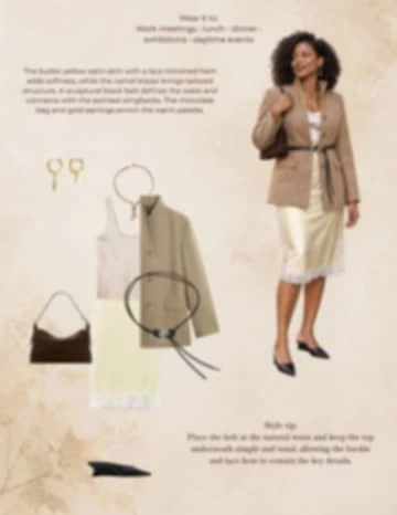 Blurred preview of another outfit page inside the guide